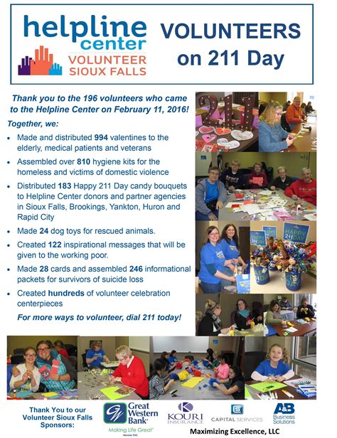 Volunteer Opportunities Sioux Falls